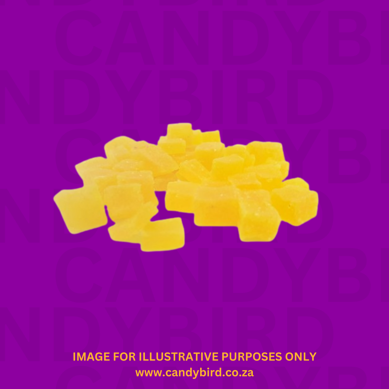 Candied Pineapple Cubes