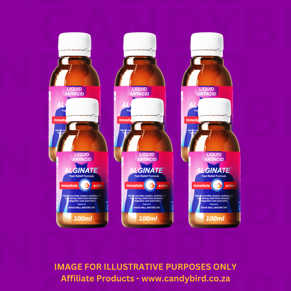 Reseller Pack - 6 x 100ml Cure Alginate - Liquid Antacid - Original Flavor - Fast Relief Formula for heartburn and acid-reflux