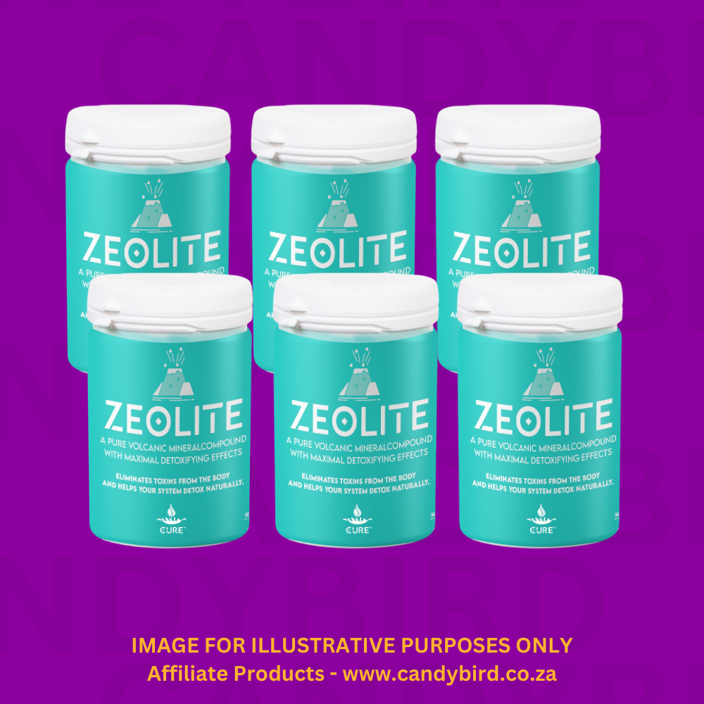 Reseller Pack - 6 x 300g Cure Zeolite - Eliminate Toxins from the body and Detox Naturally