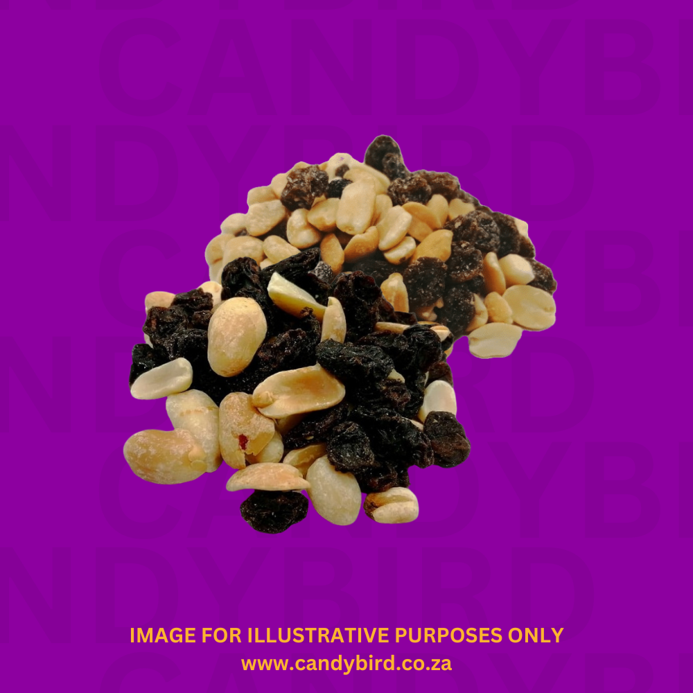 Roasted and Salted Peanuts & Raisins